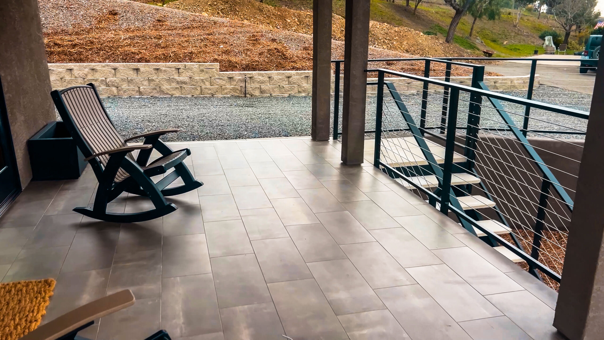 Modern backyard ADU living space in San Diego built by SunCoast Construction Inc