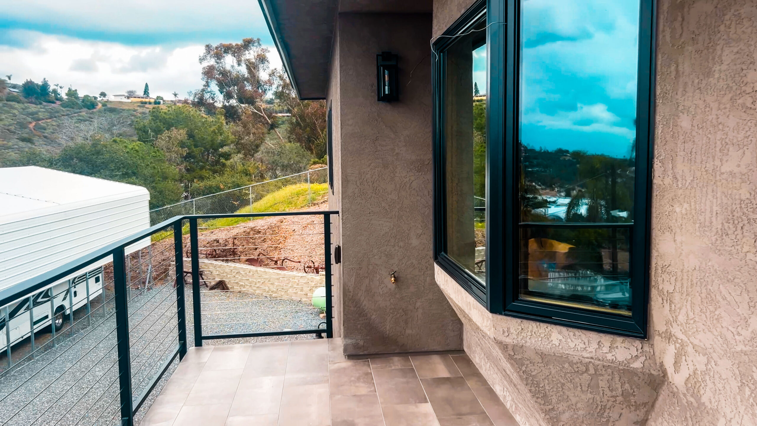 Backyard casita ADU in San Diego built by SunCoast Construction Inc featuring private living quarters