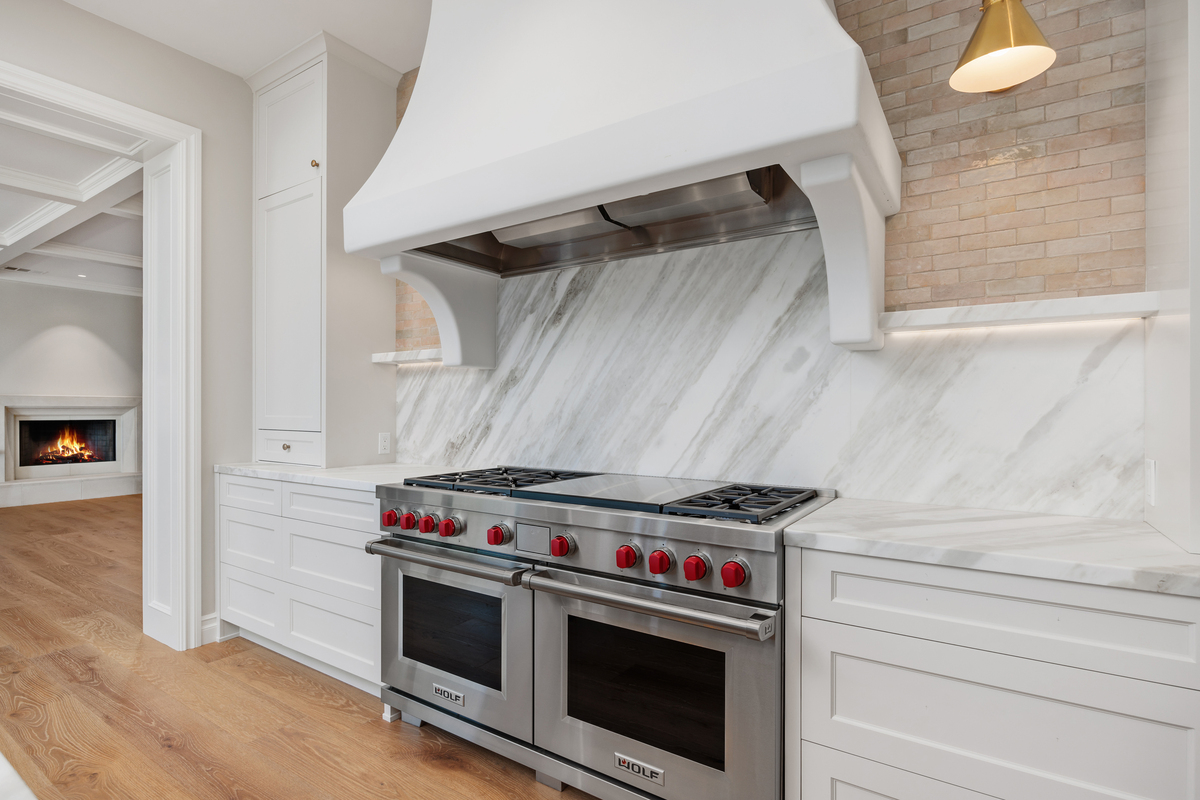 Custom kitchen cabinets in a La Costa home remodel in Carlsbad featuring modern cabinetry, clean finishes, and functional layout.
