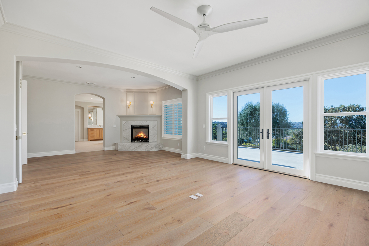 Custom living space in a La Costa home remodel in Carlsbad featuring open layout, modern finishes, and natural light.