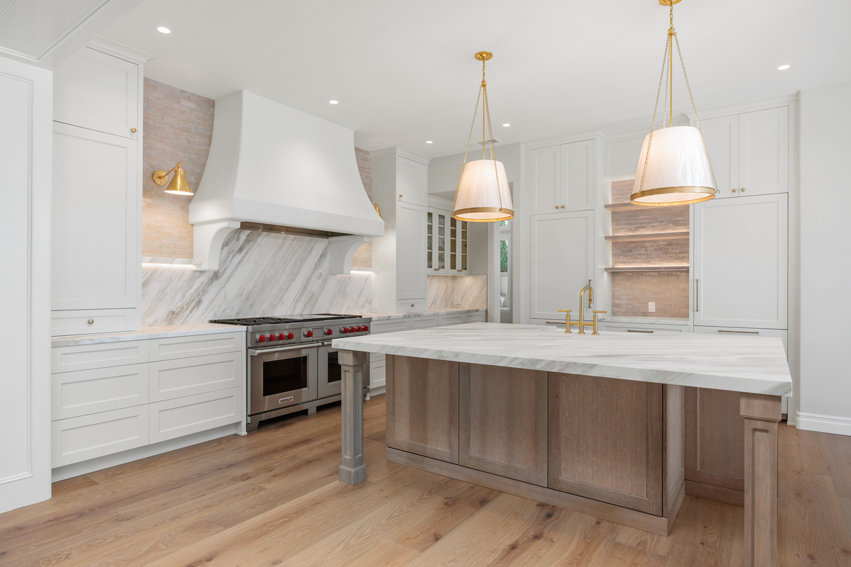 Kitchen island cabinets in a La Costa home remodel in Carlsbad featuring custom storage, modern cabinetry, and clean finishes.